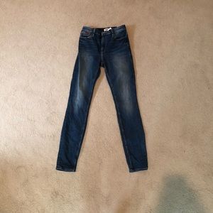 tommy hilfiger high rise skinny santana jeans